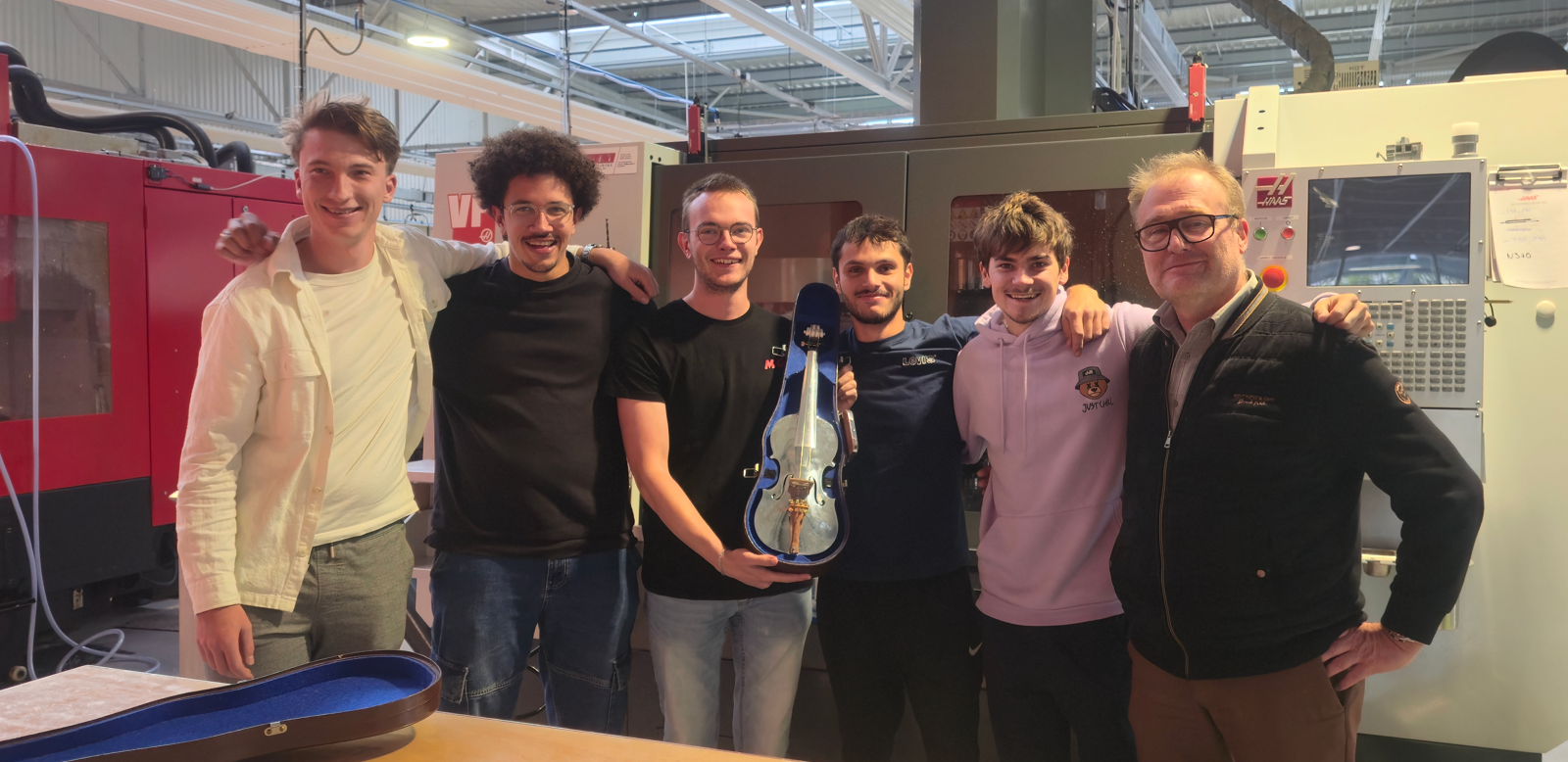 Photo de groupe apprentis violon